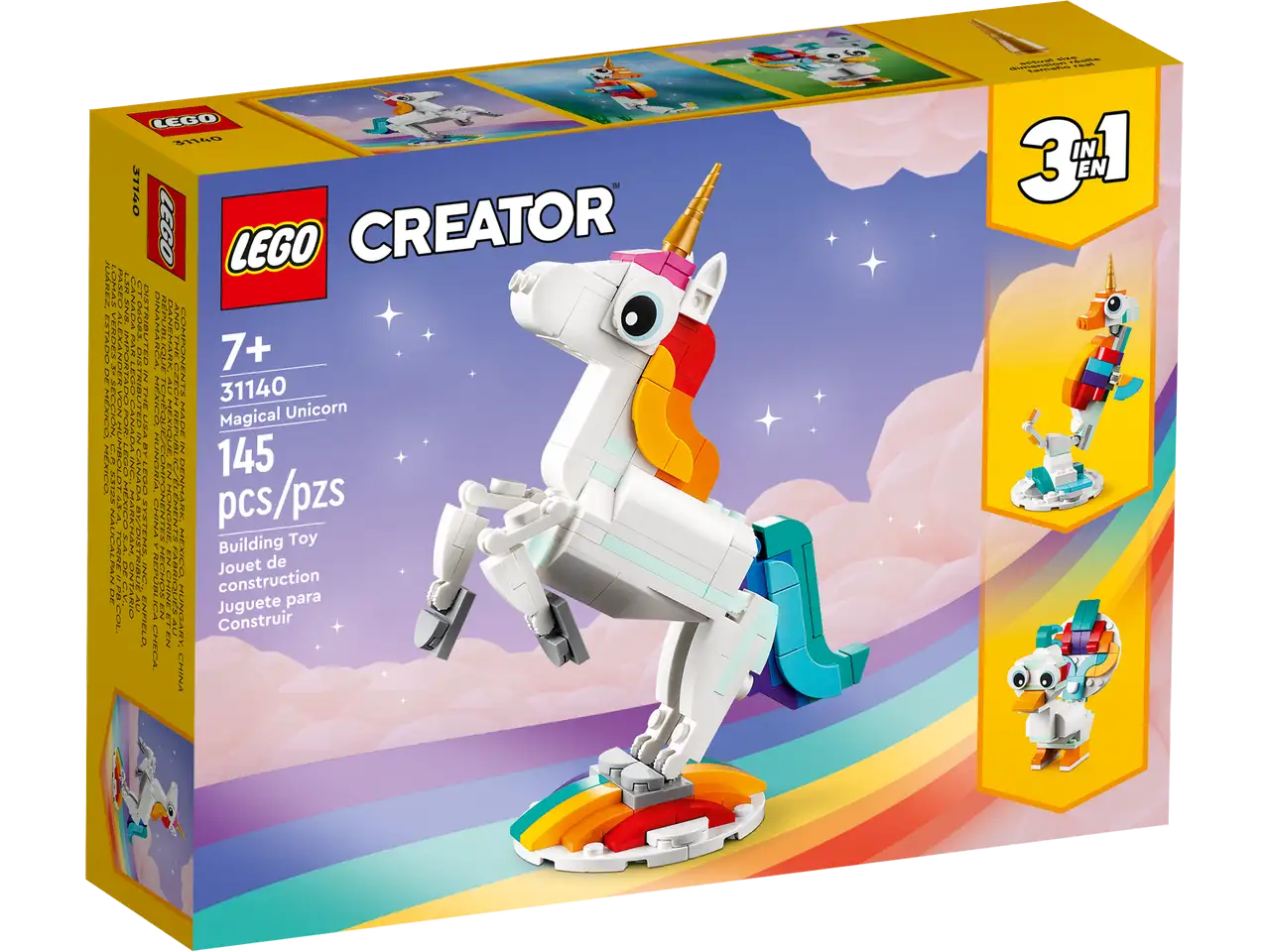31140 LEGO CREATOR MAGICAL UNICORN