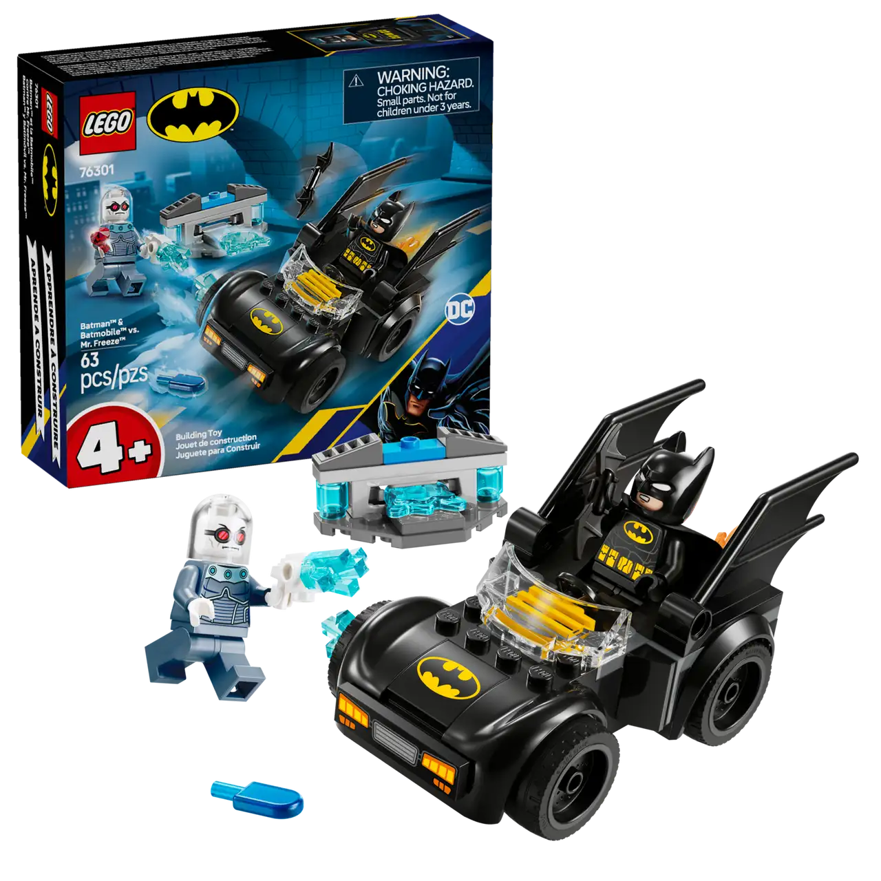 76301 LEGO BATMAN & BATMOBILE VS MR FREEZE