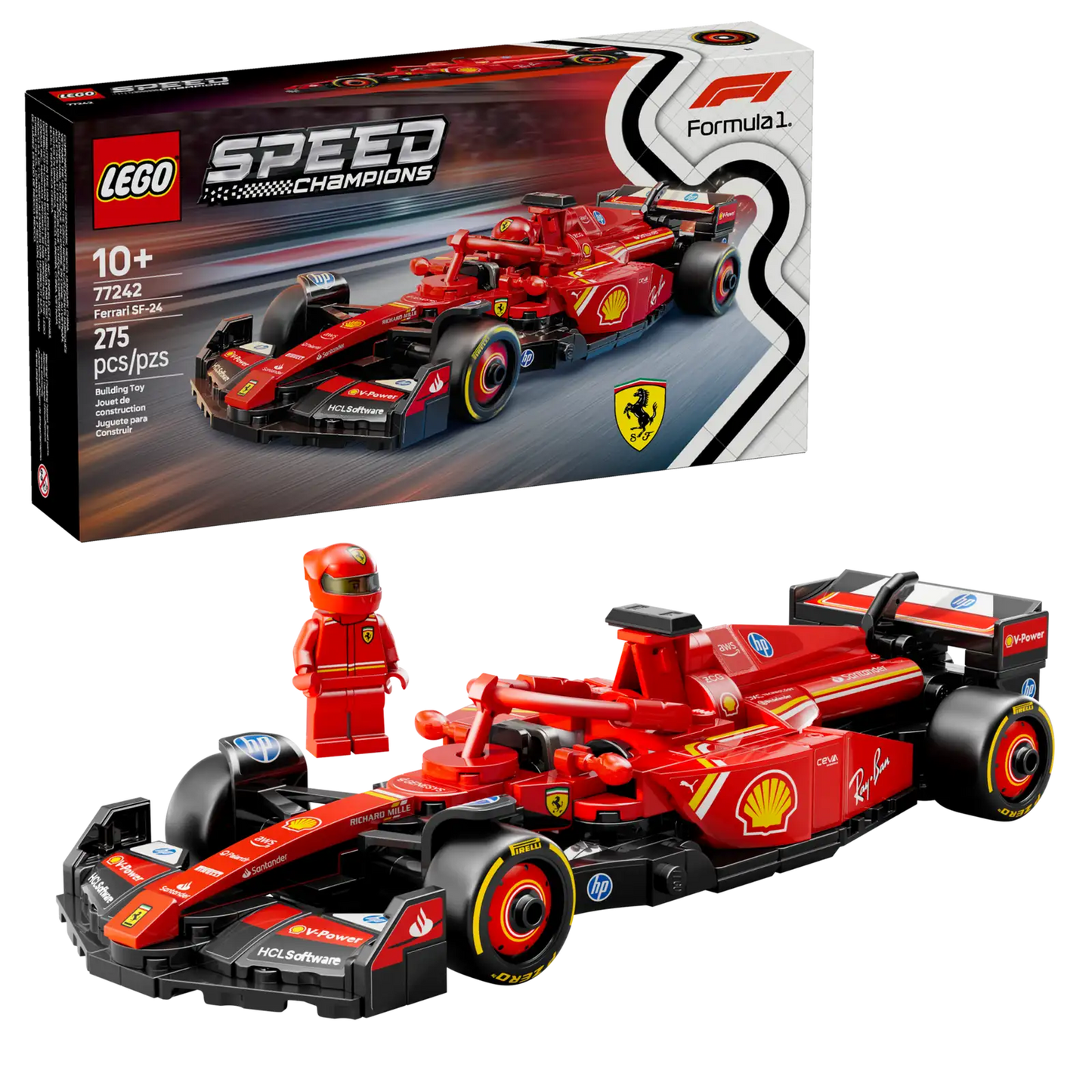 77242 LEGO FERRARI SF-24 F1 RACE CAR