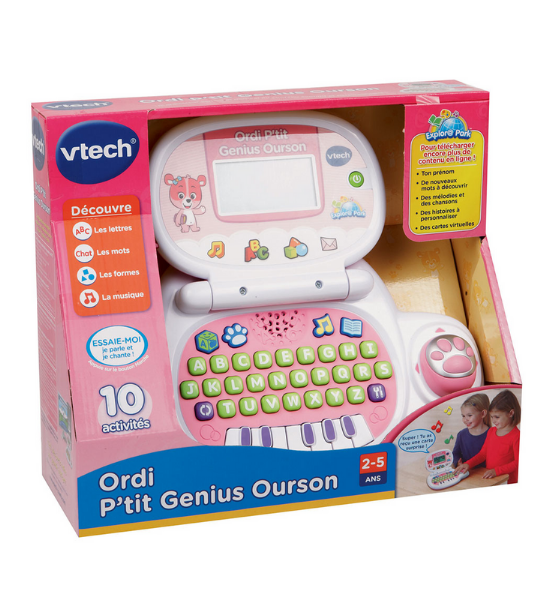 ORDI PTIT GENIUS OURSON ROSE