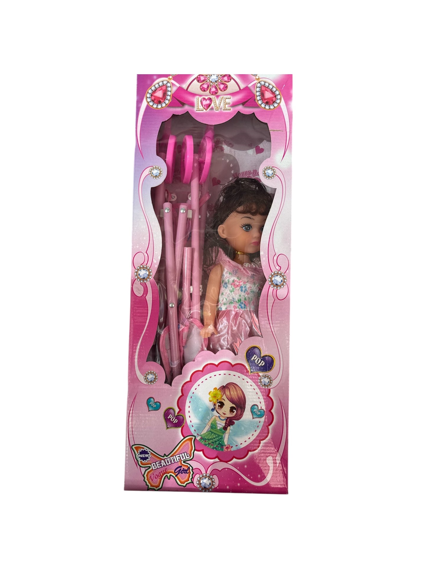 POUPEE AVEC POUSSETTE