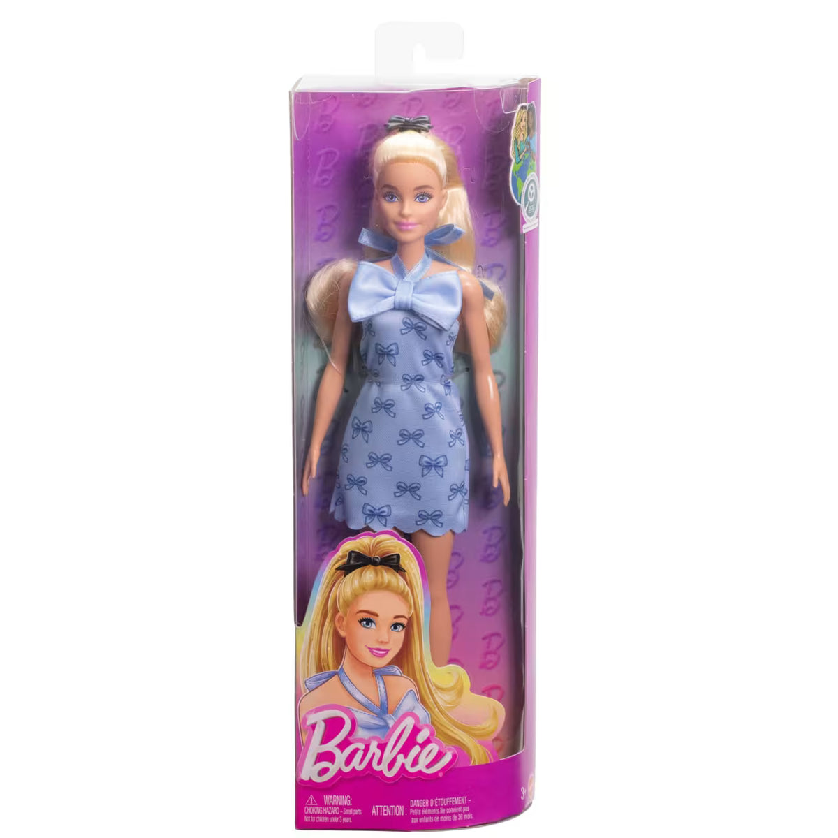 BARBIE POUPÉE FASHIONISTAS ROBE NŒUD PAP