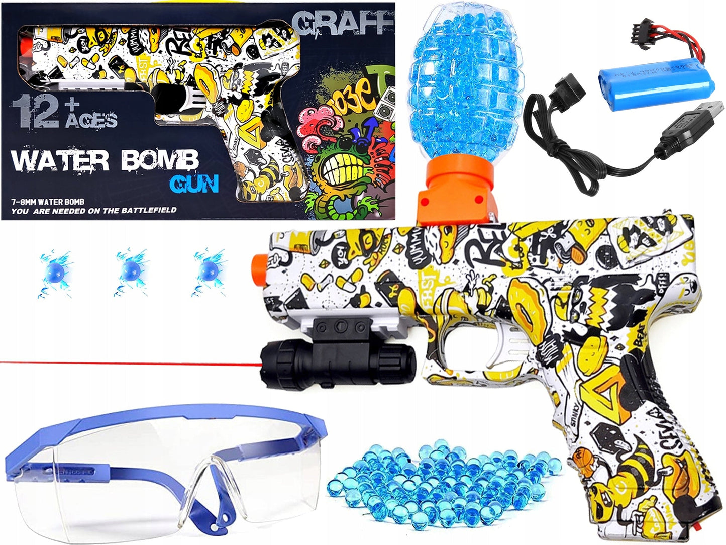 PISTOLET A BILLE EN GEL