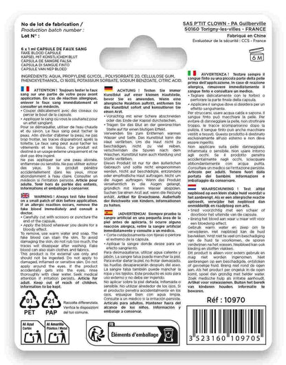 PACK 6 CAPSULES DE SANG