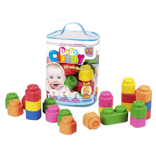 Baby Clemmy: Sac Souple 24Pcs - Clementoni