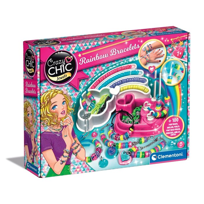 Crazy Chic : Bracelets Arc En Ciel - Clementoni