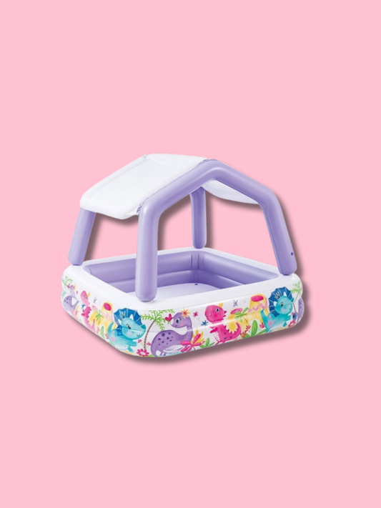 PISCINE FAMILIALE AVEC OMBRELLE