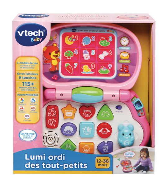 LUMI ORDI DES TOUT PETITS ROSE VTECH