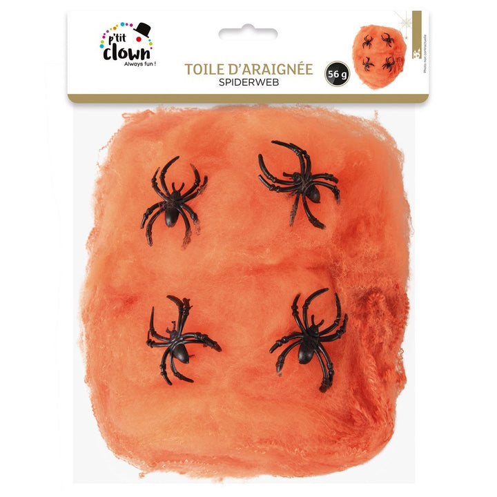 TOILE D’ARAIGNÉE ORANGE 56G