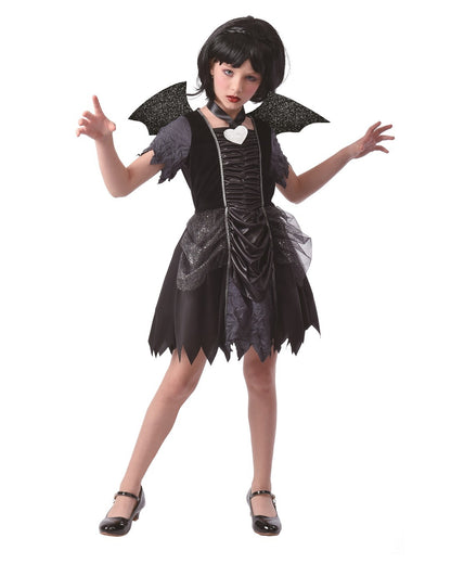 COSTUME CHAUVE-SOURIS NOIR 105-116 CM 5/6 ANS