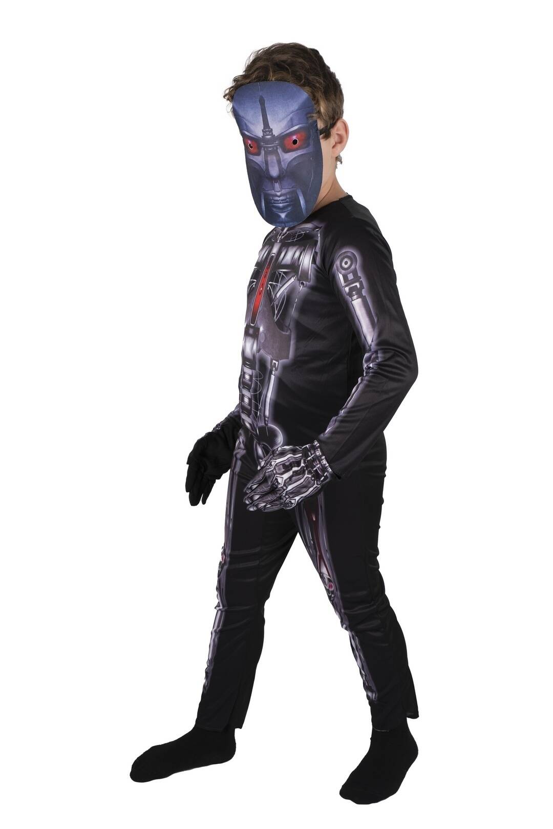 COSTUME ROBOT SQUELETTE 5/6 ANS 110-120 CM