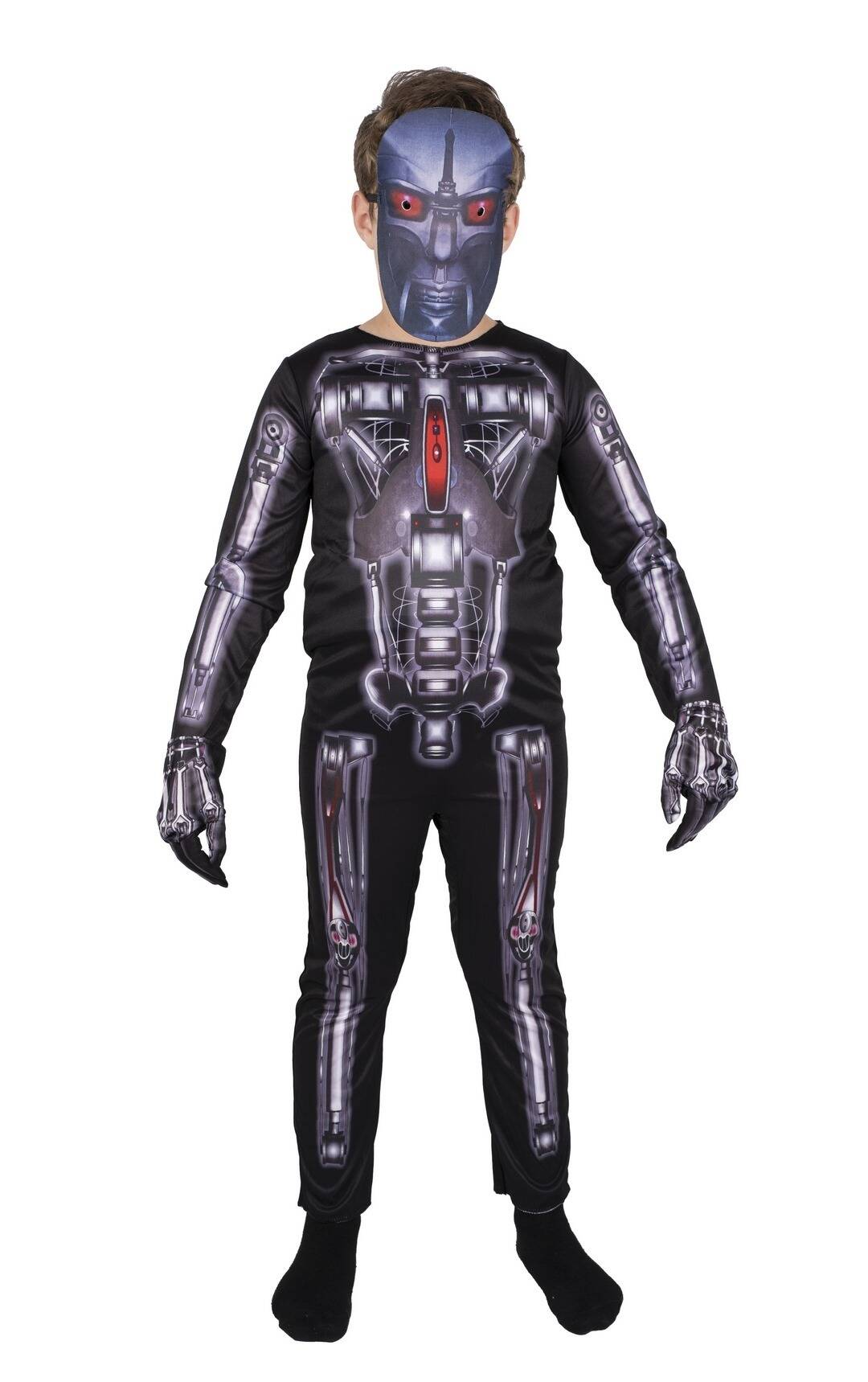COSTUME ROBOT SQUELETTE 5/6 ANS 110-120 CM