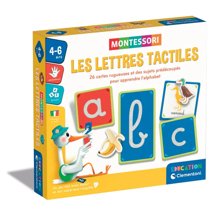 LES LETTRES TACTILES-MONTESSORI
