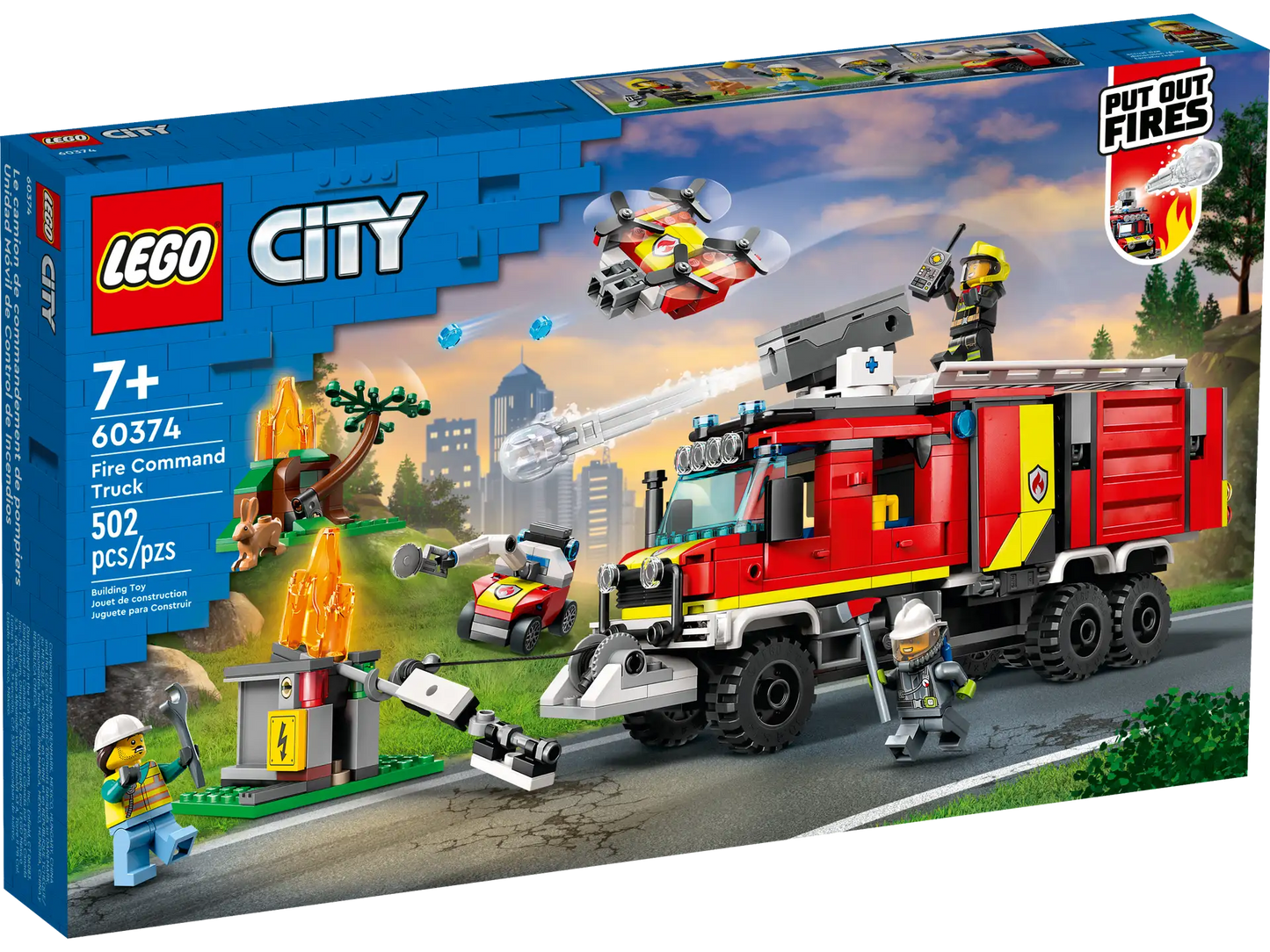 60374 LEGO CITY FIRE COMMAND TRUCK