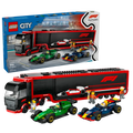 60445 LEGO CITY F1 TRUCK WITH RB20 & AMR24 F1 CARS