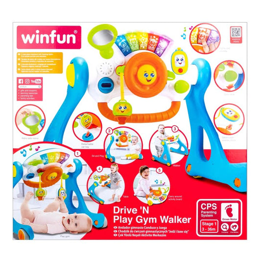 Walker Baby Gym 2en1: Trotteur avec Arche de Jeux Multicolore WF846-NL