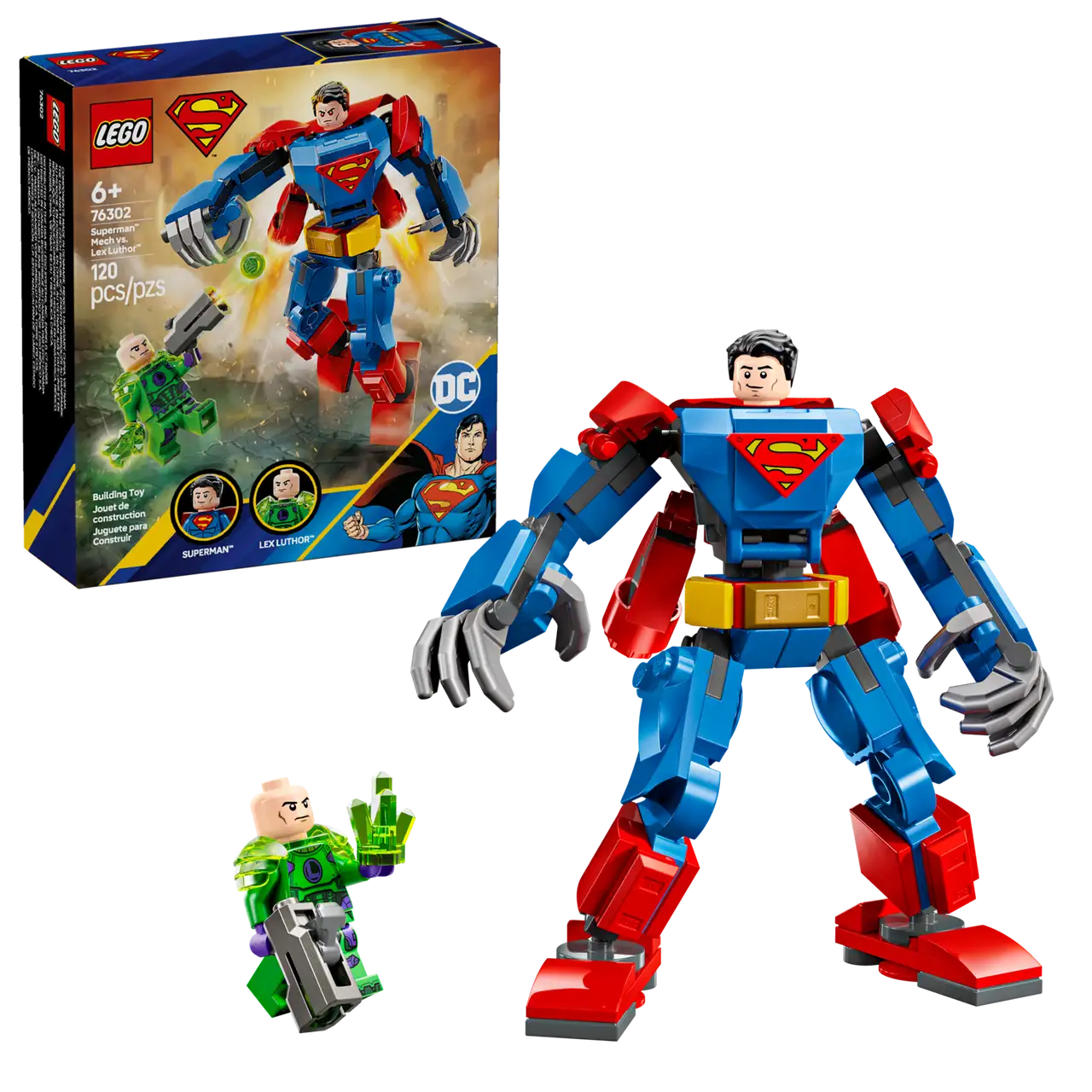 76302 LEGO SUPERMAN MECH VS LEX LUTHOR