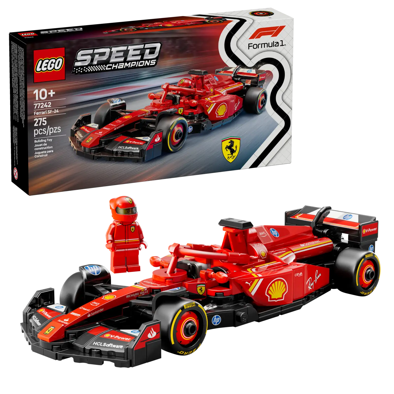 77242 LEGO FERRARI SF-24 F1 RACE CAR