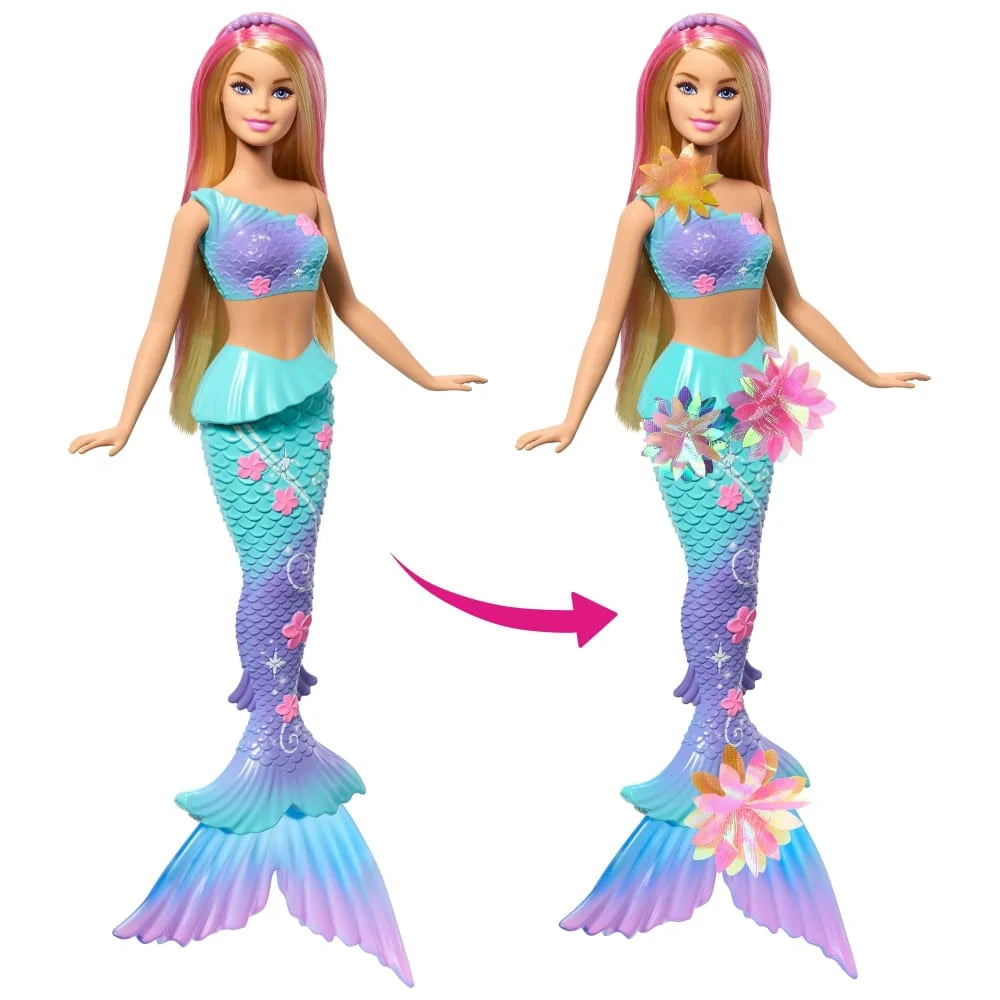BARBIE SIRÈNE FLEUR MAGIQUE