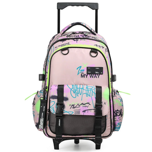 CARTABLE A ROULETTES NUDE/CAMEL 18"