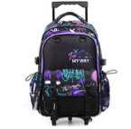 CARTABLE A ROULETTES BLACK 18"