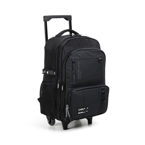 CARTABLE A ROULETTES FULL BLACK 18"