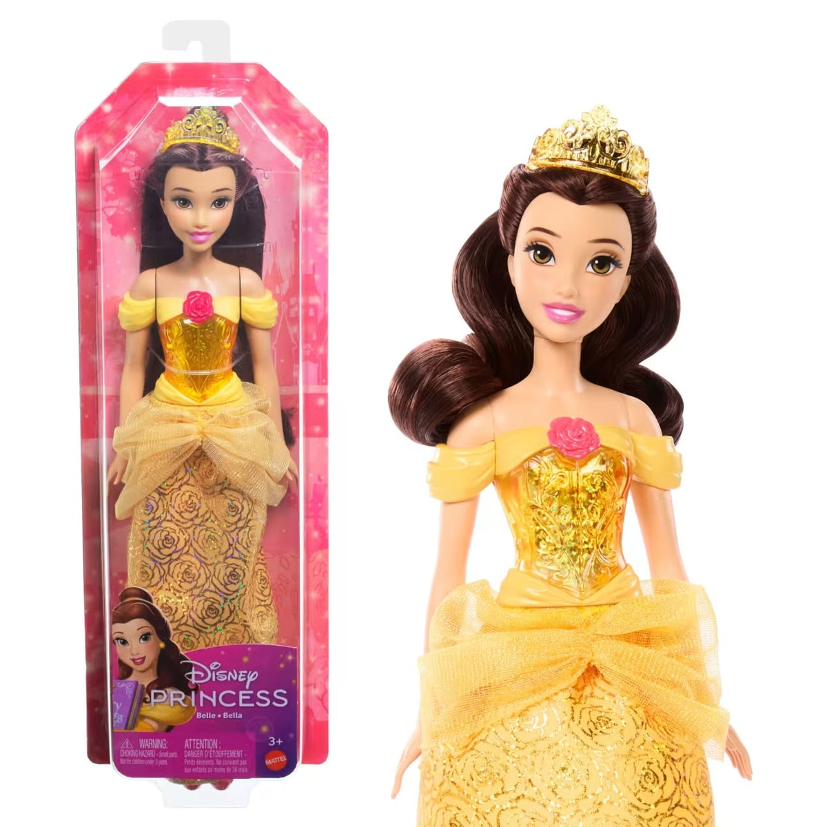 POUPÉE DISNEY PRINCESSE BELLE HABILLAGE ET ACCESSOIRES