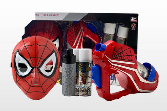 MASQUE ET PISTOLET TOILE SPIDERMAN