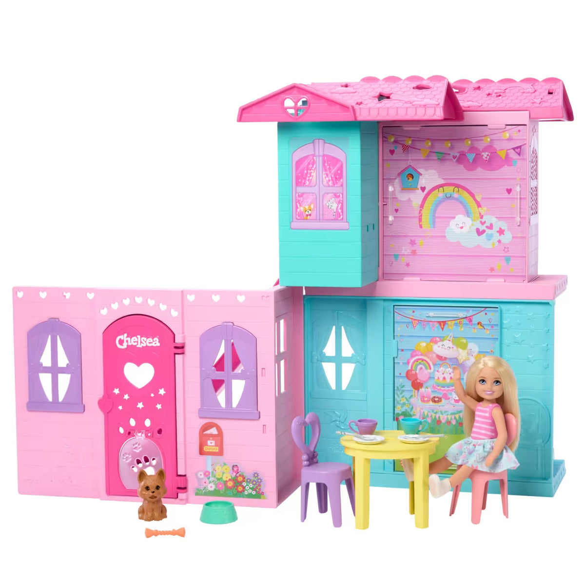 BARBIE LA MAISON TRANSFORMABLE DE CHELSEA AVEC ACCESSOIRES