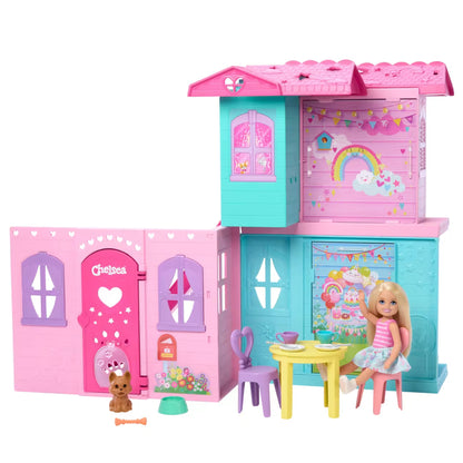 BARBIE LA MAISON TRANSFORMABLE DE CHELSEA AVEC ACCESSOIRES