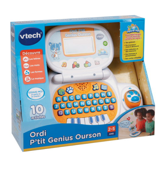 ORDI PTIT GENIUS OURSON BLEU