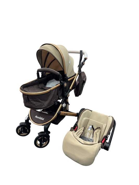 POUSSETTE TRIO BEIGE