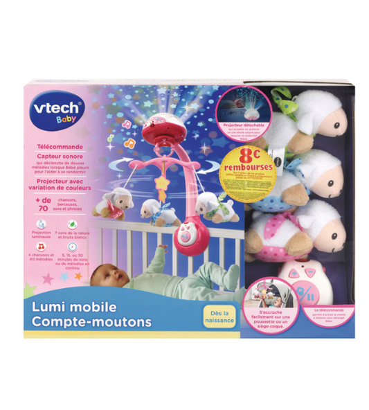 LUMI MOBILE COMPTE MOUTON ROSE- Vtech