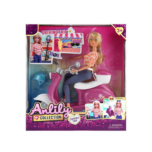 POUPEE SUR VESPA ANLILY