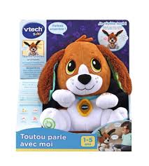 Toutou Parle avec Moi : Chien Peluche Interactif - Vtech
