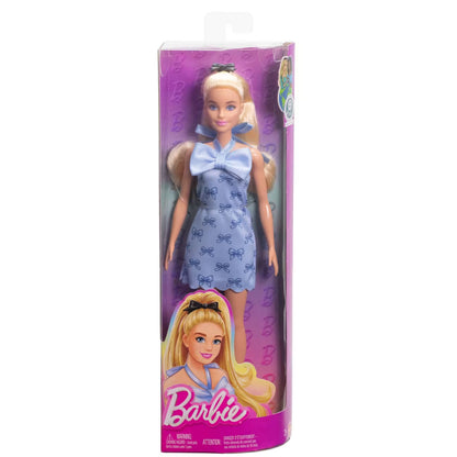 BARBIE POUPÉE FASHIONISTAS ROBE NŒUD PAP