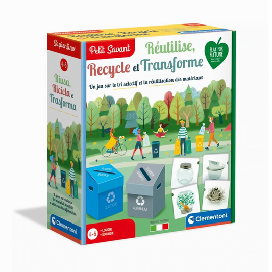 RŽutilise Recycle et Transforme : Jeu Petit Savant - Clementoni