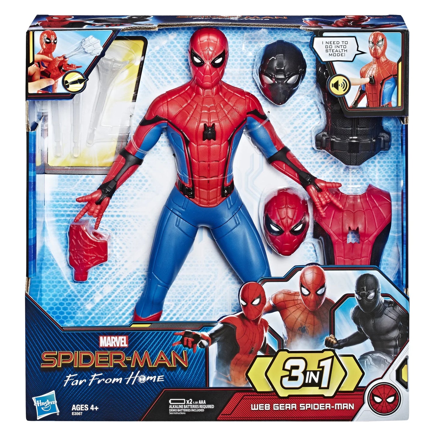 FIGURINE SPIDERMAN 3 EN 1