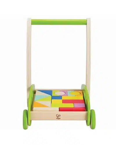 Trotteur en bois Hape avec Blocs 6910371